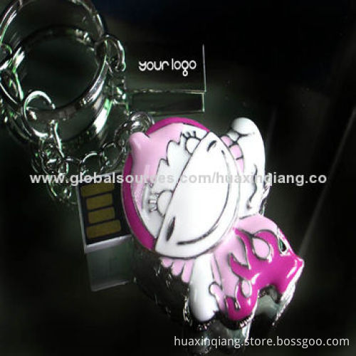 USB Flash Drive, Diamond Style, 512MB-32GB Capacity